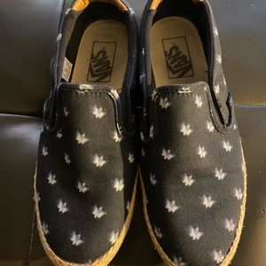Vans Asher Slip On Espadrilles